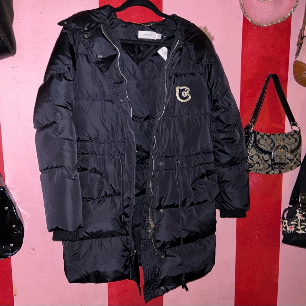 COACH TRENCH PUFFER COAT 🖤